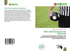 Capa do livro de 1997–98 Championnat National 