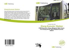 Bookcover of Klang Komuter Station