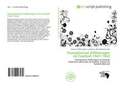 Bookcover of Championnat d'Allemagne de Football 1941-1942