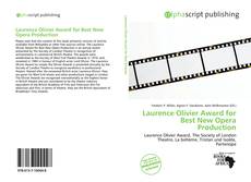 Bookcover of Laurence Olivier Award for Best New Opera Production