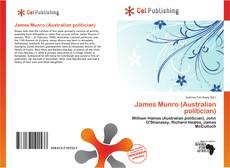 Buchcover von James Munro (Australian politician)