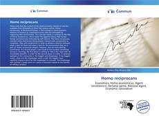 Capa do livro de Homo reciprocans 