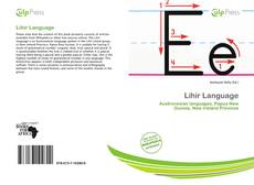 Bookcover of Lihir Language