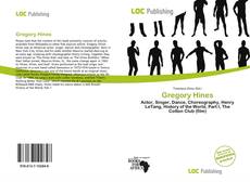 Capa do livro de Gregory Hines 