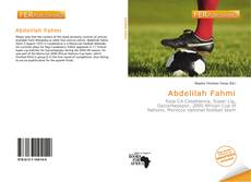 Couverture de Abdelilah Fahmi