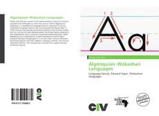 Capa do livro de Algonquian–Wakashan Languages 