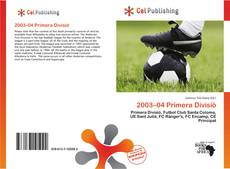 Capa do livro de 2003–04 Primera Divisió 