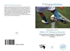 Обложка 2006–07 Primera Divisió