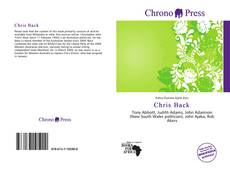 Portada del libro de Chris Back