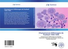 Capa do livro de Championnat d'Allemagne de Football 1994-1995 