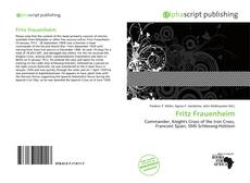 Bookcover of Fritz Frauenheim