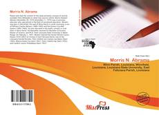 Copertina di Morris N. Abrams