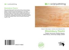Bookcover of Bloomsbury Theatre