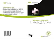 Bookcover of Matthieu Louis Jean