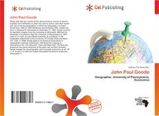 Capa do livro de John Paul Goode 