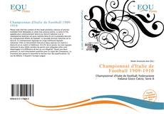 Bookcover of Championnat d'Italie de Football 1909-1910