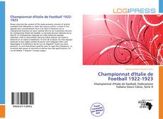 Bookcover of Championnat d'Italie de Football 1922-1923