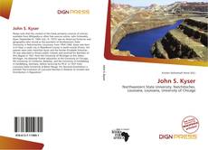 Borítókép a  John S. Kyser - hoz