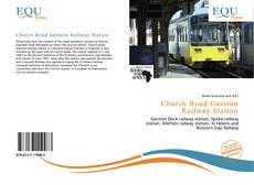 Bookcover of Church Road Garston Railway Station