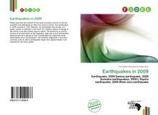 Bookcover of Earthquakes in 2009