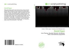 Bookcover of David Egan