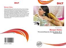 Couverture de Manjari Babu