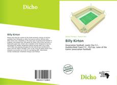 Billy Kirton kitap kapağı