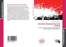 Bookcover of German Submarine U-6 (1935)