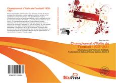 Bookcover of Championnat d'Italie de Football 1930-1931