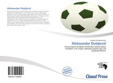 Bookcover of Aleksandar Dubljević