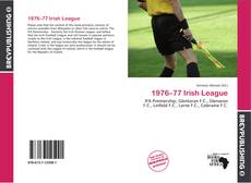 1976–77 Irish League的封面