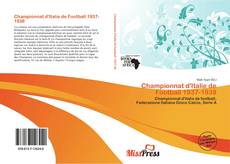 Bookcover of Championnat d'Italie de Football 1937-1938