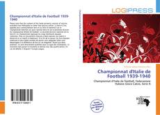 Bookcover of Championnat d'Italie de Football 1939-1940