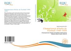 Bookcover of Championnat d'Italie de Football 1949-1950