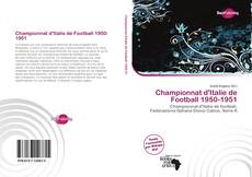 Capa do livro de Championnat d'Italie de Football 1950-1951 