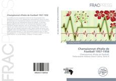 Championnat d'Italie de Football 1957-1958 kitap kapağı