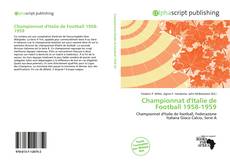 Championnat d'Italie de Football 1958-1959的封面