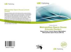 Buchcover von Metropolitan Opera House (Lincoln Center)