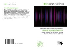 Bookcover of Greek National Opera