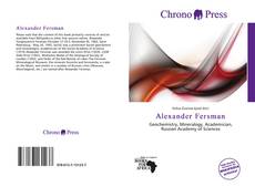 Bookcover of Alexander Fersman