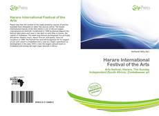 Bookcover of Harare International Festival of the Arts