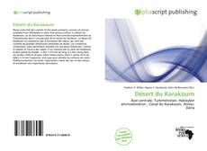 Bookcover of Désert du Karakoum