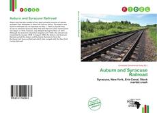 Buchcover von Auburn and Syracuse Railroad