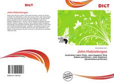 Couverture de John Hatzistergos