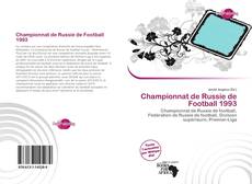 Championnat de Russie de Football 1993 kitap kapağı