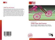 Portada del libro de 1930 Tour de France