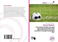 Portada del libro de Amani Walker