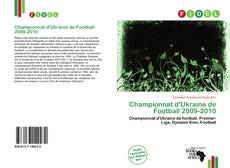 Bookcover of Championnat d'Ukraine de Football 2009-2010