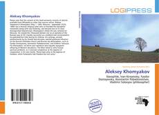 Bookcover of Aleksey Khomyakov