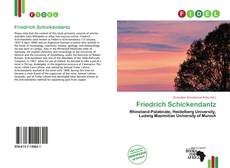 Portada del libro de Friedrich Schickendantz